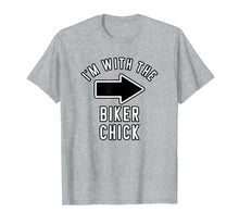Load image into Gallery viewer, Couples Halloween Costume Shirts I'm With The Biker Chick T-Shirt
