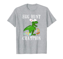 Load image into Gallery viewer, Easter EGG HUNT CHAMPION Dinosaur T-Rex Bunny Boy Girl Funny T-Shirt-1445018
