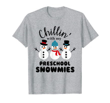 Load image into Gallery viewer, Chillin' With My Preschool Snowmies T-Shirt
