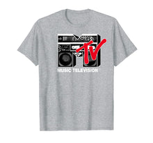 Load image into Gallery viewer, MTV Logo Red Boombox Graphic T-Shirt

