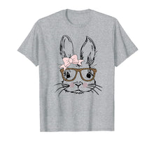 Load image into Gallery viewer, Cute Bunny Face Shirt Leopard Print Glasses EASTER Gift T-Shirt-67333
