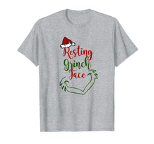 Load image into Gallery viewer, Resting Grinchface Holiday Green Monster Tshirt
