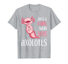 Load image into Gallery viewer, Just a Girl Who Loves Axolotls Funny Axolotl T-Shirt-1631984
