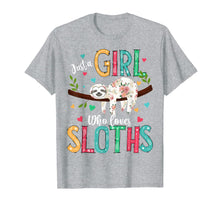 Load image into Gallery viewer, Just a Girl Who Loves Sloths Funny Sloths Lover Gifts T-Shirt
