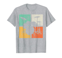 Load image into Gallery viewer, Drummer T-Shirt Drumline Tshirt Drumset Tee Gift Vintage
