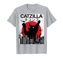 Load image into Gallery viewer, Vintage Catzilla - Japanese Cat Style - Retro Sunset Kitten T-Shirt
