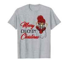 Load image into Gallery viewer, Merry Cluckin&#39; Christmas Funny Farm Chicken Christmas Gift T-Shirt
