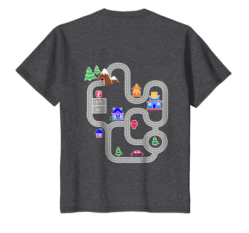 Play Cars on Daddy's Back, Car Play Mat Shirt, Gift for Dad